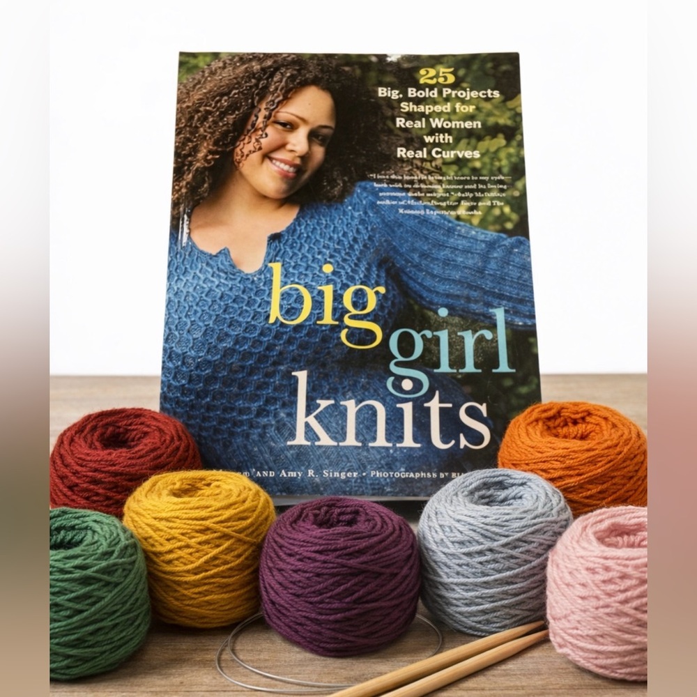 BOOK Big Girl Knits 25 Big Bold Projects by Jillian Moreno & Amy Singer